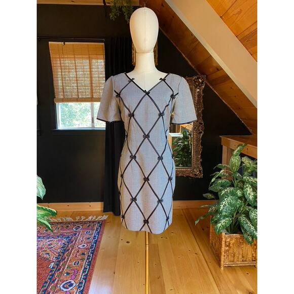 Vintage Dress Gingham Bow - Picture 6 of 7